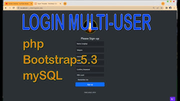 Tutorial Login Multi-User di Bootstrap-5.3.2