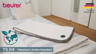 Beurer TS 24 Electric Heated Underblanket 150x80cm | Eco-Friendly Fleece Electric Blanket screenshot 4