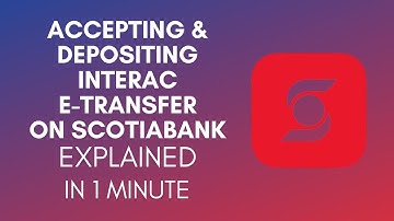 How To Accept And Deposit Interac e-Transfer On Scotiabank (2025)
