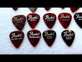 Vintage Guitar Picks - 6.2 Fender 1971 - 1993 Tortoise & White