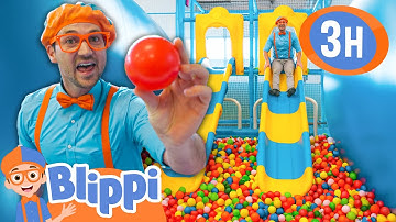 Blippi & Layla Play Ball Pit Games | Blippi and Meekah Best Friend Adventures | Educational Videos