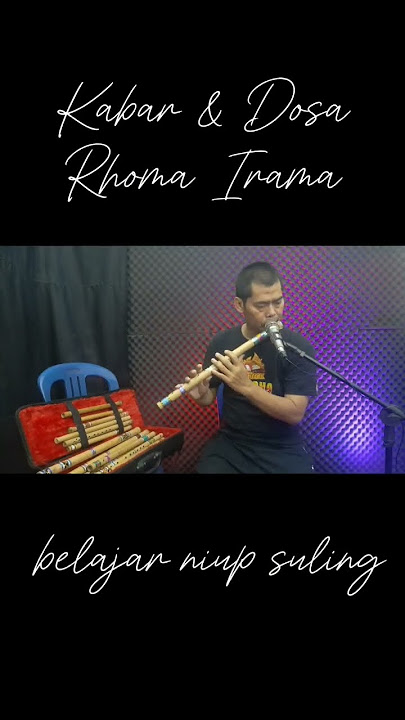 belajar niup suling, kabar dan dosa - Rhoma irama#videoshort #sulingdangdut