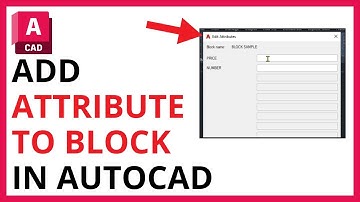How to Add Attribute to Block in AutoCAD [QUICK & EASY]