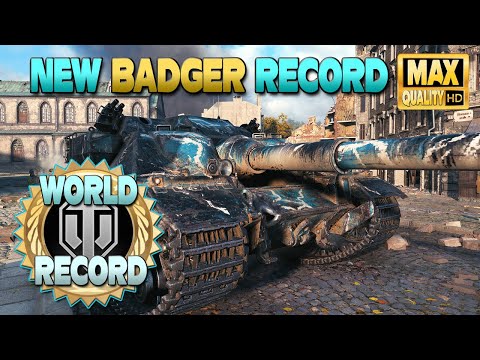 Badger with new world record damage - World of Tanks