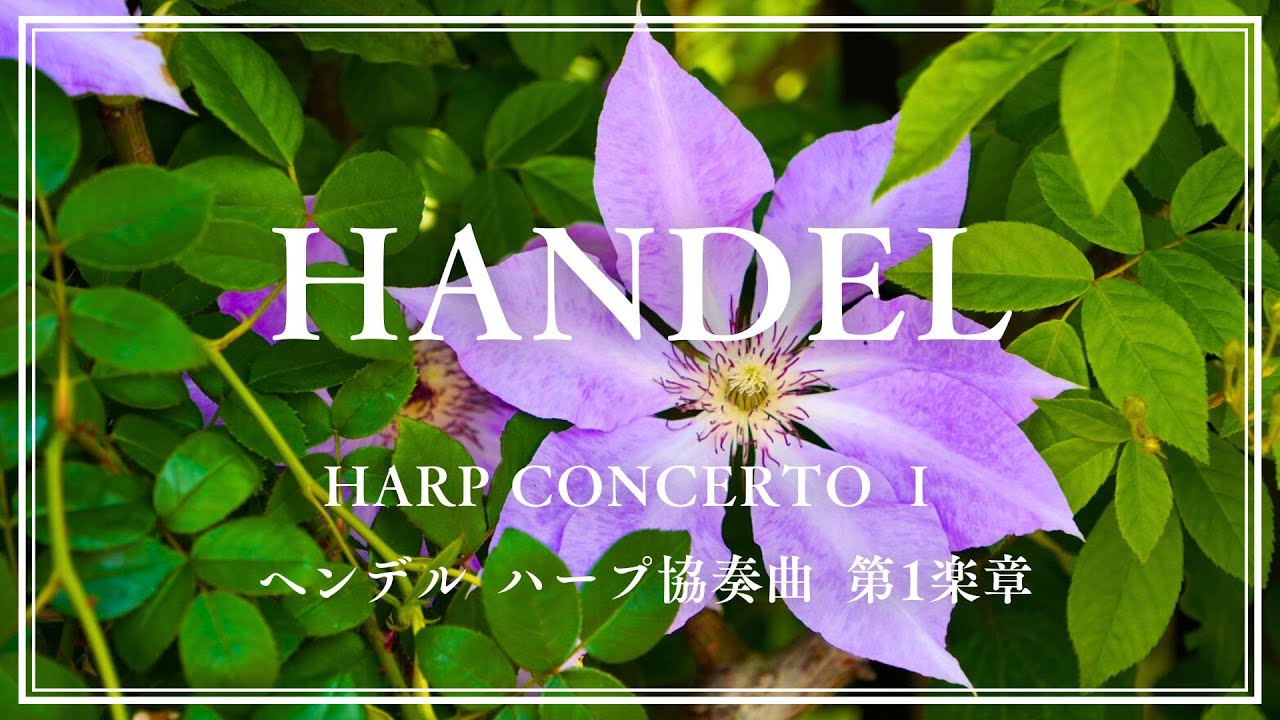名曲】ヘンデル ハープ協奏曲 第1楽章 / Handel Harp Concerto I - YouTube