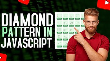 Diamond pattern in javascript | Interview questions for beginners  #shorts  #javascript