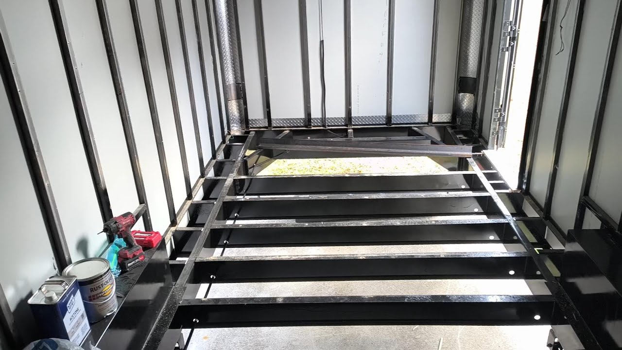 8x20 Cargo Trailer Camper  Conversion Episode 2