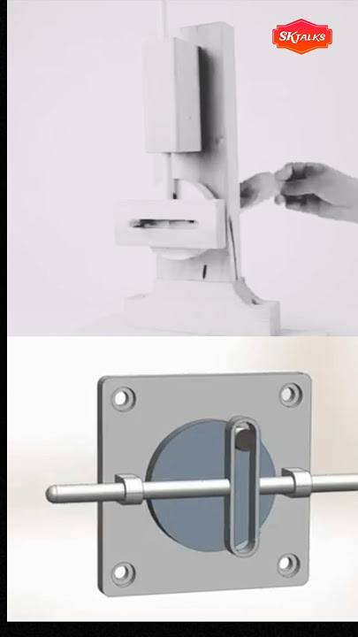 scotch yoke mechanism . #scotch #yoke #mechanism #enginnering #machine #design #shorts スコッチヨーク