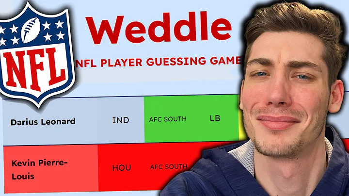 I played Weddle until I got one wrong