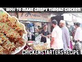 Crispy palak chicken  crispy thread chicken recipe   chickenstarters  my kind of productions