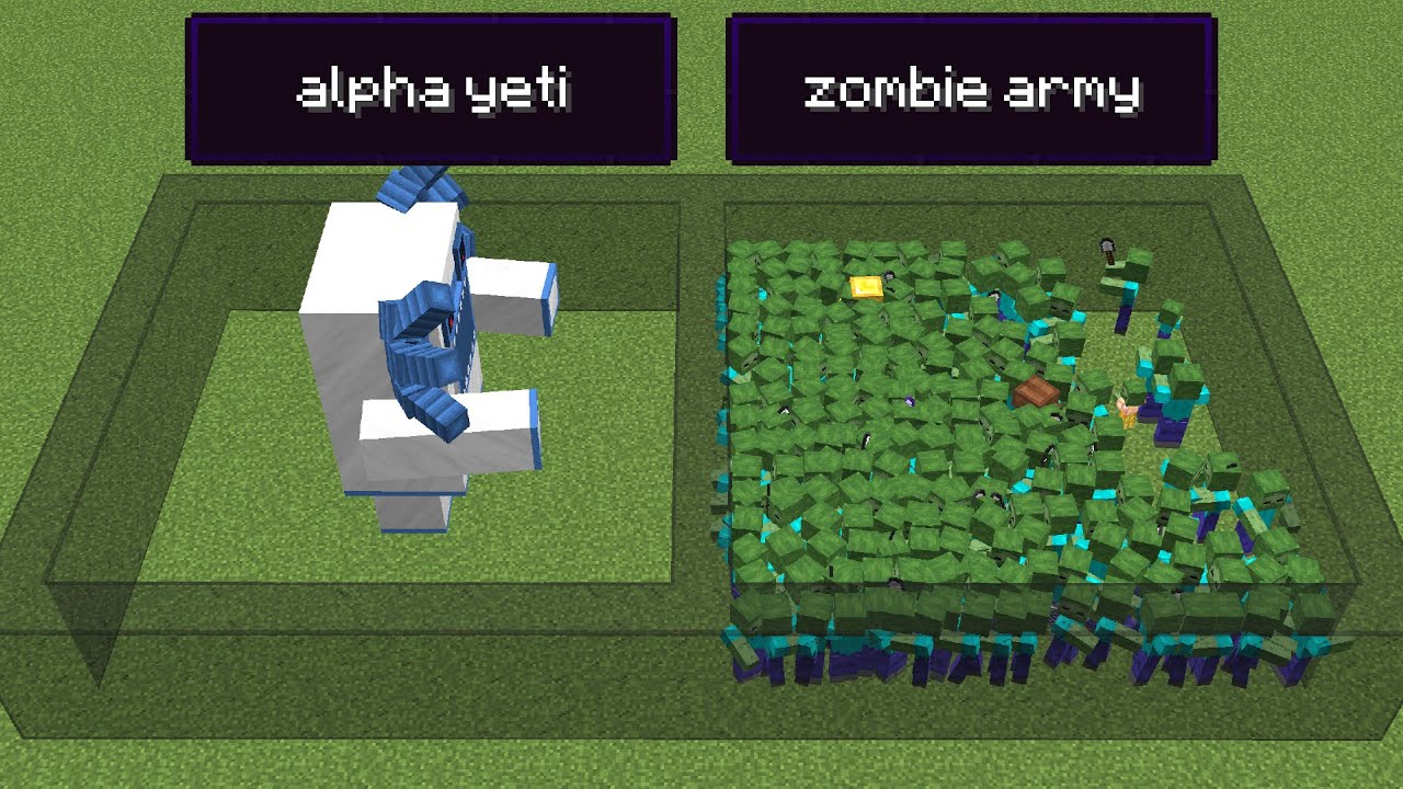 alpha yeti vs zombie army - YouTube