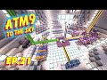 AE2 Basics and Auto Crafting in ATM9 To the Sky Block EP.21 Minecraft Mod Pack