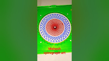 spirograph design pattern #art #stepbystep #drawing #artsandcrafts #calligraphy #spirograph #shorts