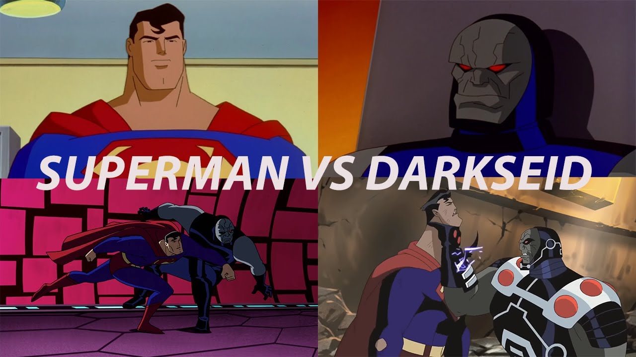 Every Time Superman Fought Darkseid in the DCAU