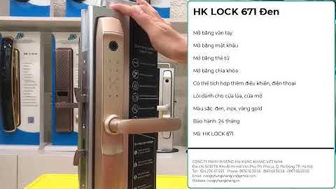 Khóa cửa thông minh chuyên dùng cho khung nhôm khung nhựa