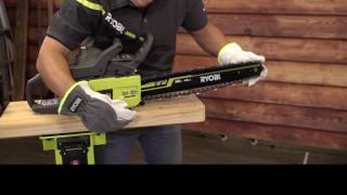 RYOBI NZ Chainsaw Maintenance - how to adjust the chain (tooled)