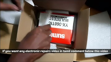 Analog Multimeter Unboxing and Review sumwa yx 360 tr @infinitytamil143