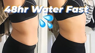 I STARVED MYSELF FOR 2 DAYS | 48HR Water Fast for Mental Health & Weight Loss