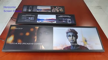 Bar Type Ultra Wide Stretched Screen HD LCD Screen Digital Signage