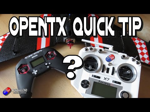 Changing the amount of differential thrust 'on the fly' using a global variable (OpenTX)