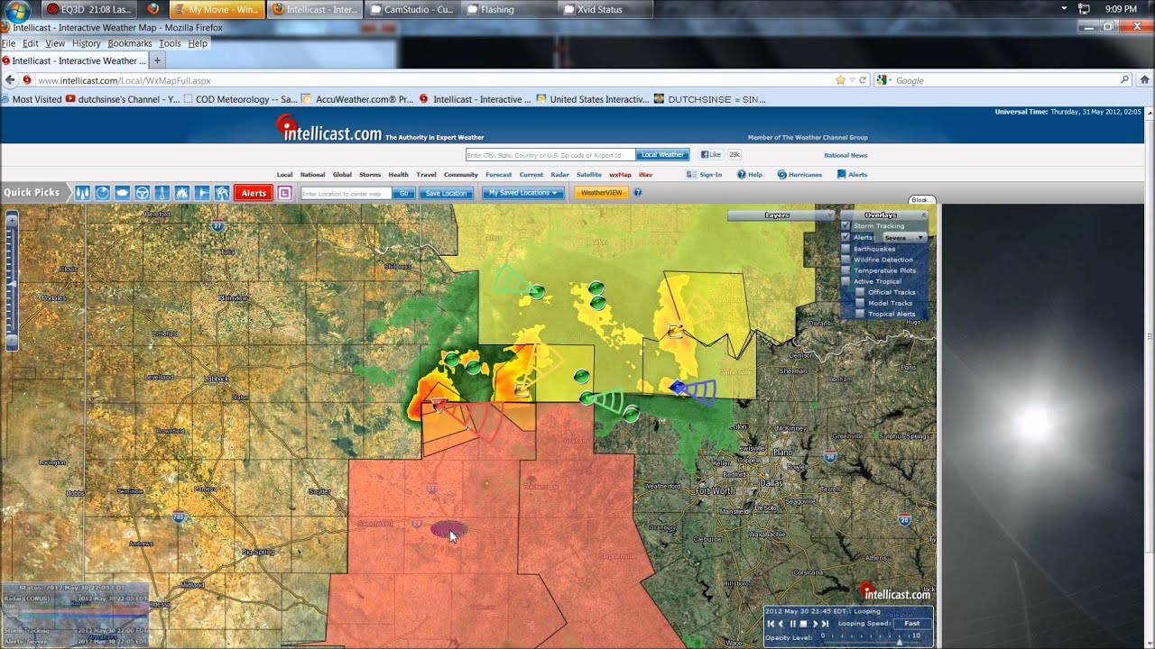 5/30/2012 -- Severe weather update = Extreme weather in TX ...