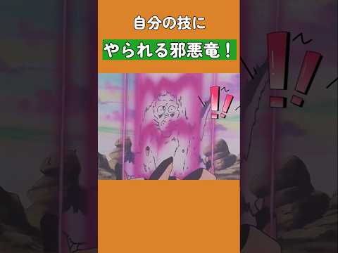 自分の技にやられる邪悪竜 ドラゴンボール Dragonball