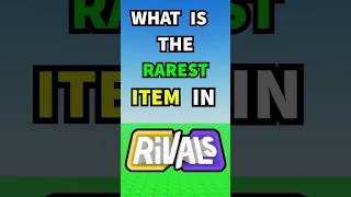 What Is The RAREST Skin In Roblox Rivals? #roblox #rivals #robloxrivals