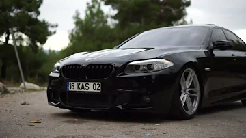 BLACK BMW F10 CAR PORN || TURKEY