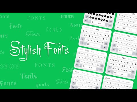 Elegant Fonts Keyboard