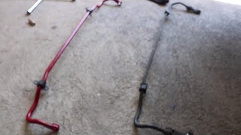 installing the eibach rear swaybar- integra dc2