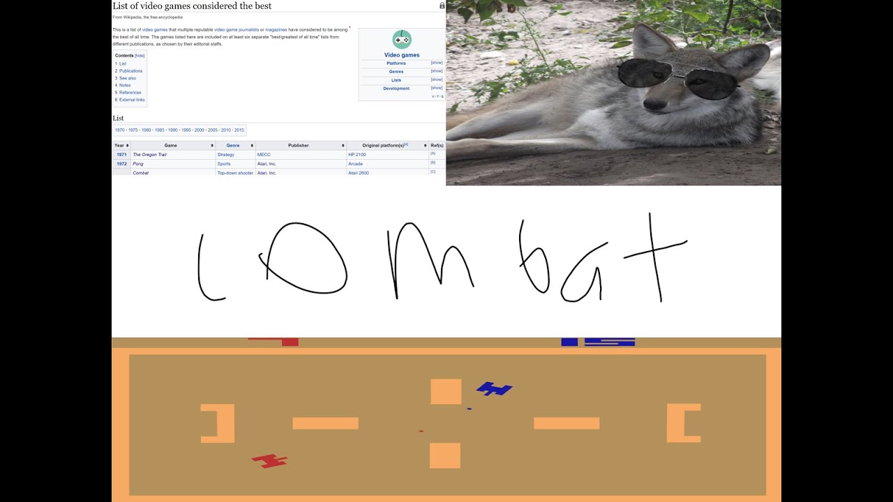 Wikipedia List of Best Video Games of All Time Episode 3: Combat - YouTube