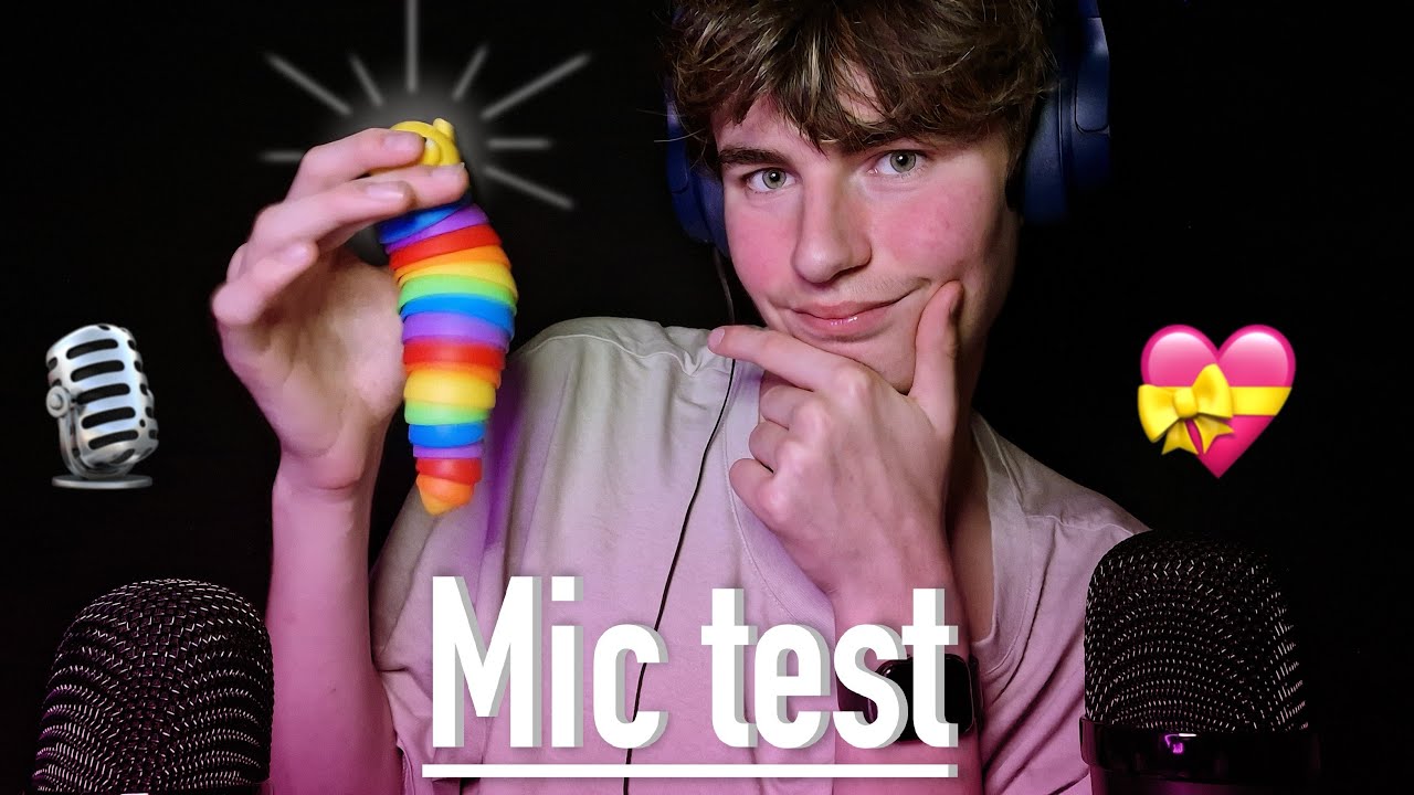 ASMR met mijn nieuwe ear to ear microfonen💝🎙️| TONOR ASMR set (Vlaams ...