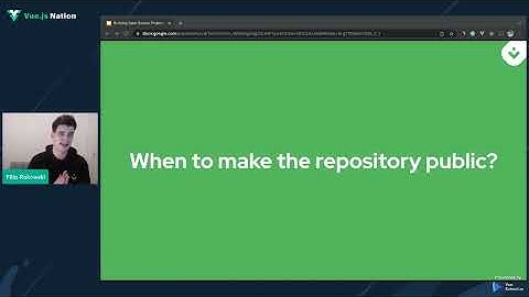 What you need to build successful Open Source products by Filip Rakowski: Vue.js Nation 2022