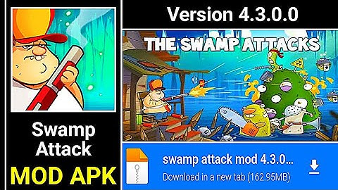 Swamp Attack MOD APK Unlimited Money Version 4.3.0.0