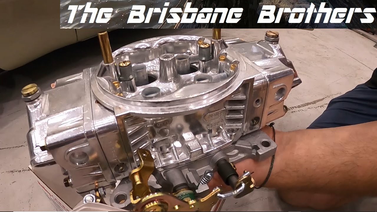 HOW WE FIT A NEW HOLLEY TO FORD 351 CLEVELAND