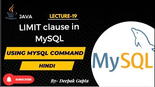 19.MySQL | What is  LIMIT clause in MySQL | MySQL LIMIT Clause Explained with Examples in hindi