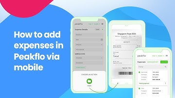 How to add expenses in Peakflo via mobile?