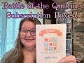 Battle of the quilting subscription boxes  precuts classic april 2024