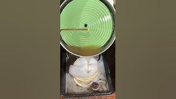 My set up tonight gold cube gold wheel Miller tables blue bowl pan