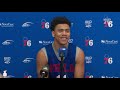 Jaden Springer Analyzes His First Training Camp Experience (10.02.21)