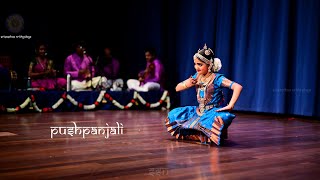 Pushpanjali by Sasha Balakumar | SriSasthaa Nrithyalaya | Bharathanatyam 