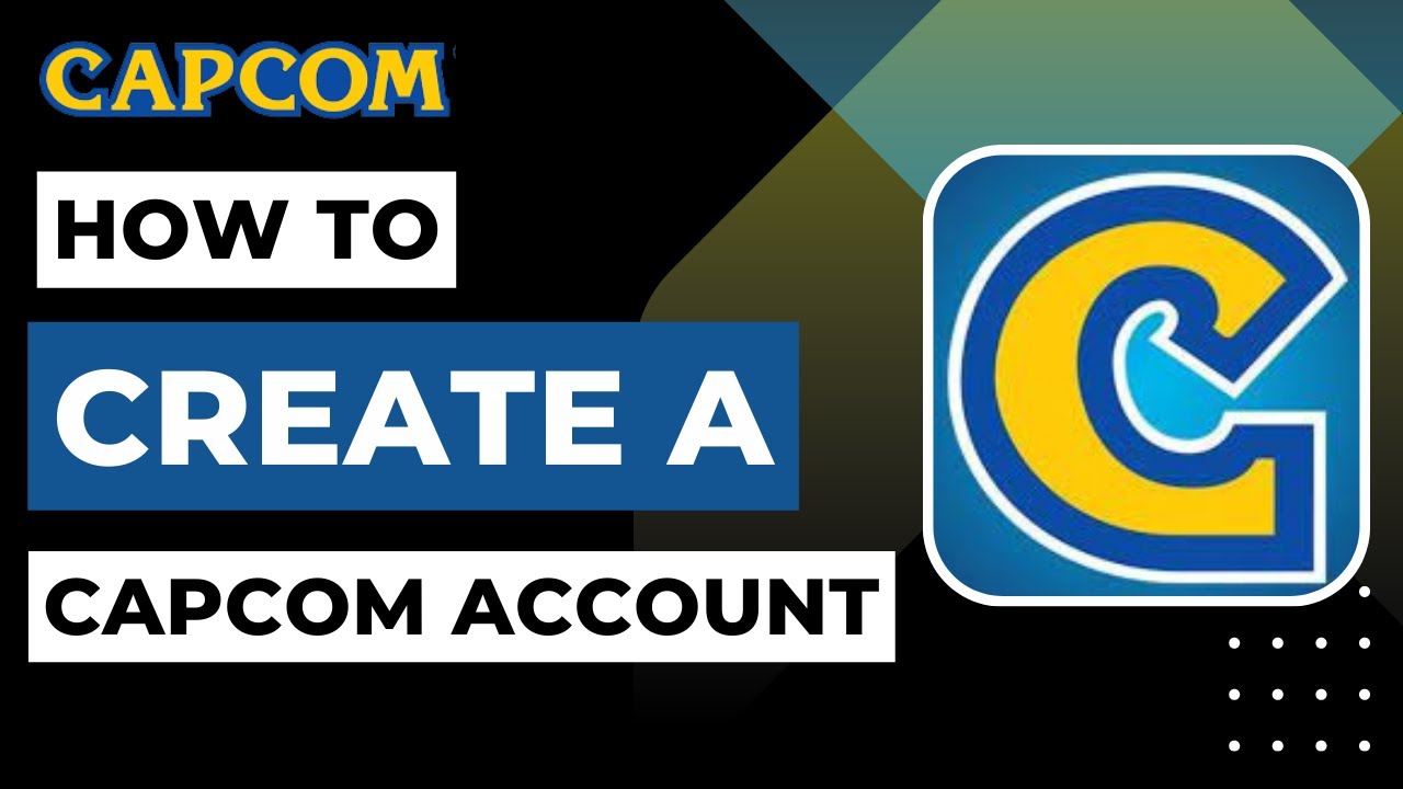 How to Create a Capcom Account | 2023 - YouTube