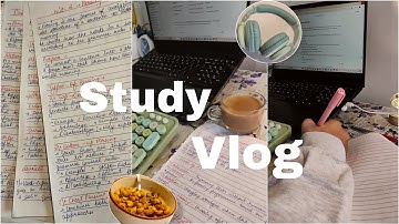 Productive Study Vlog 🧸💭⋆ Cramming for Endterms | Cozy Engineering Student Life ₊˚⊹❄️