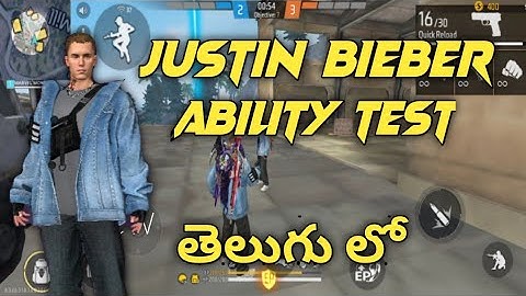 J.Biebs character Ability Test ll J.Biebs character tips and tricks ll Telugu