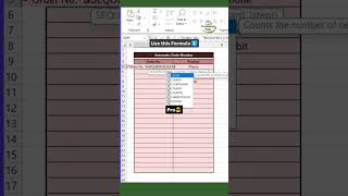 Excel Shortcut | Automatic serial number insert in excel | #viral #shorts #excelshortcuts #exceltips