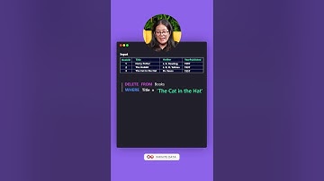 🚀 Learn SQL DELETE Statement in 1 minute