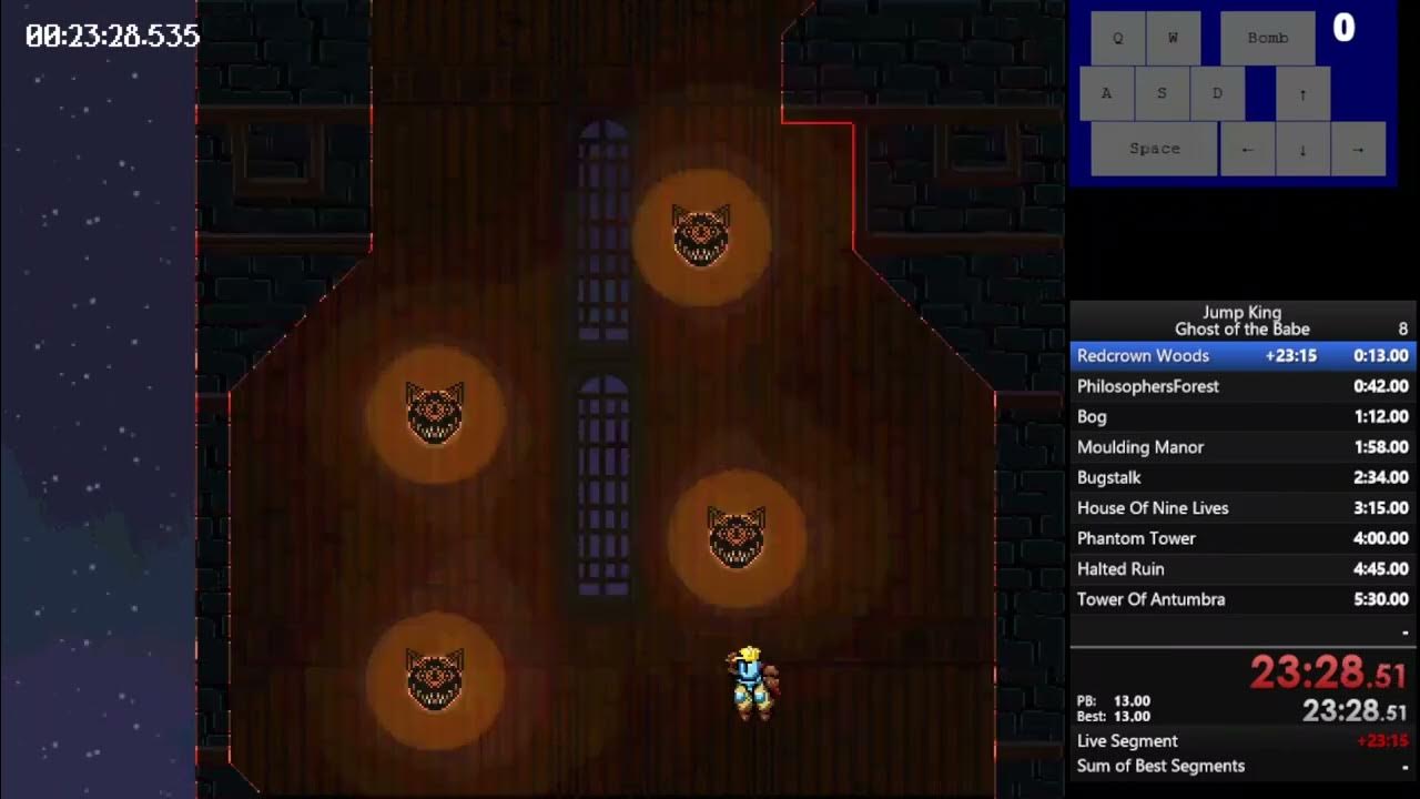 Jump King Ghost Of The Babe Map Jump King RTA: Ghost of the Babe IL House Of Nine Lives in 31.161s by