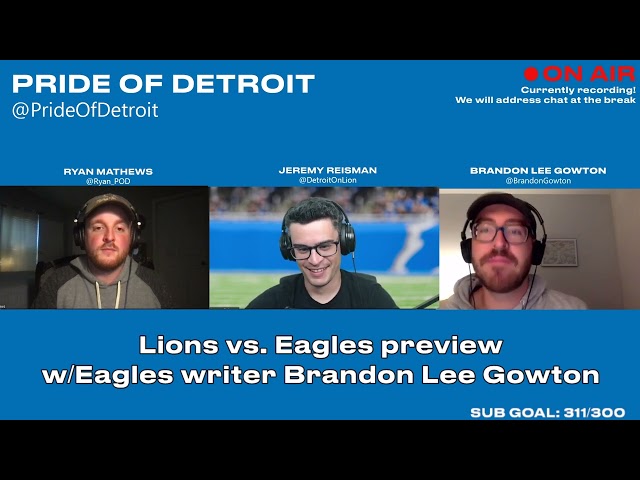 Lions vs. Eagles preview: When Detroit has the ball - YouTube