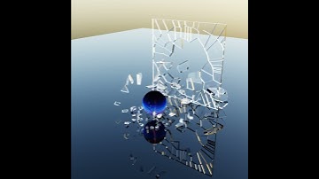 Cell Fractureでガラス破壊🔮🔨　#チュートリアルやった  #blender　#shortsvideo