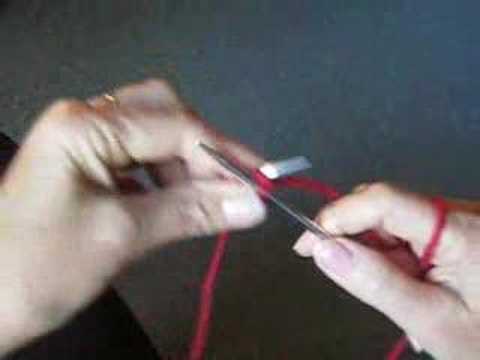 HOW TO KNIT - MAKING  AN I CORD VIDEO